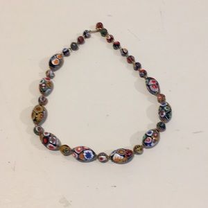 Vintage MURANO Glass Graduated Bead NECKLACE